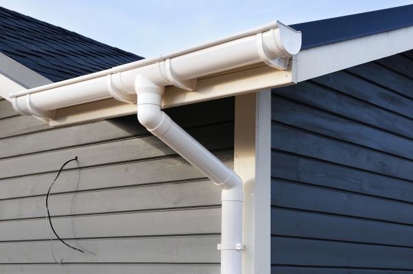 PVC Rain Gutter Installation in Chattanooga