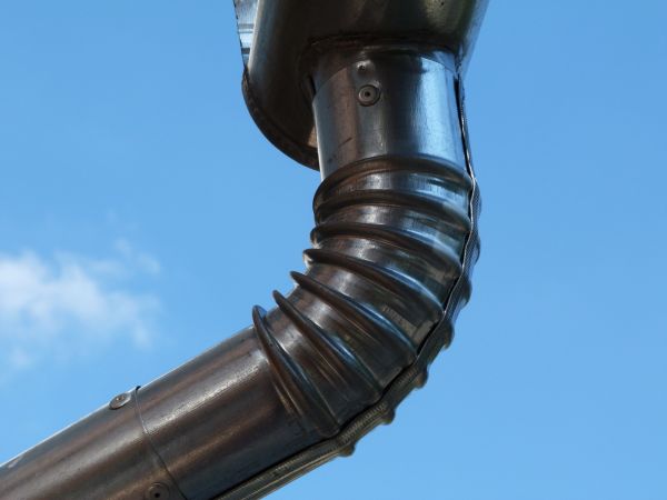 Metal Downspout Installation in Chattanooga